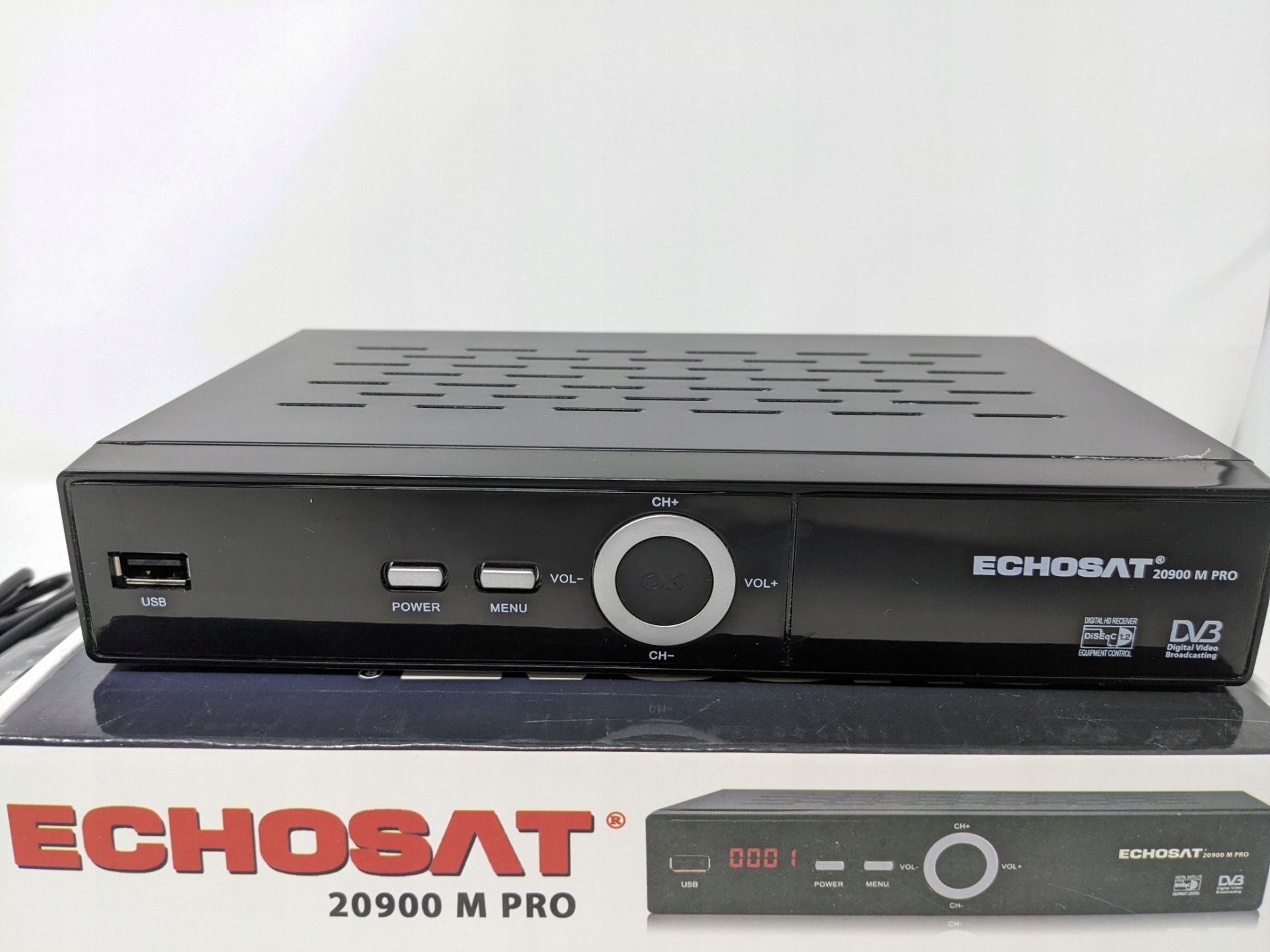 Dekoder Tuner Dvb-S/S2 Hd-Line Echosat 20900 M Pro