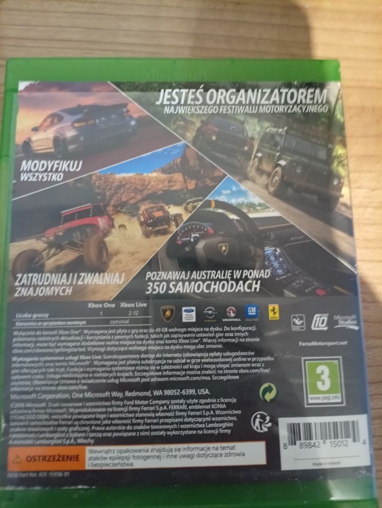 Gry Xbox one 3 gry