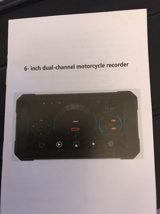 6inch dual channel moto car play