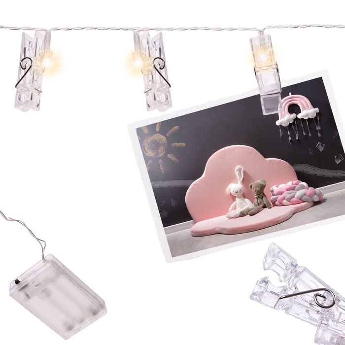 Lampki Klamerki Na Zdjęcia 1,5M 10 Led