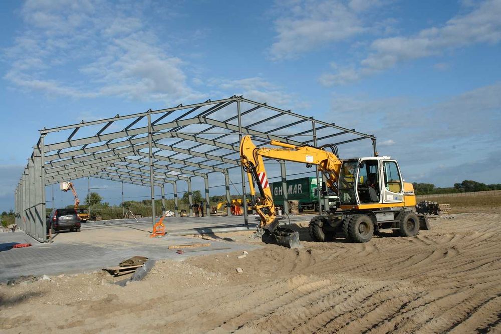 HALA konstrukcja stalowa hali wiata 20x49,5x5