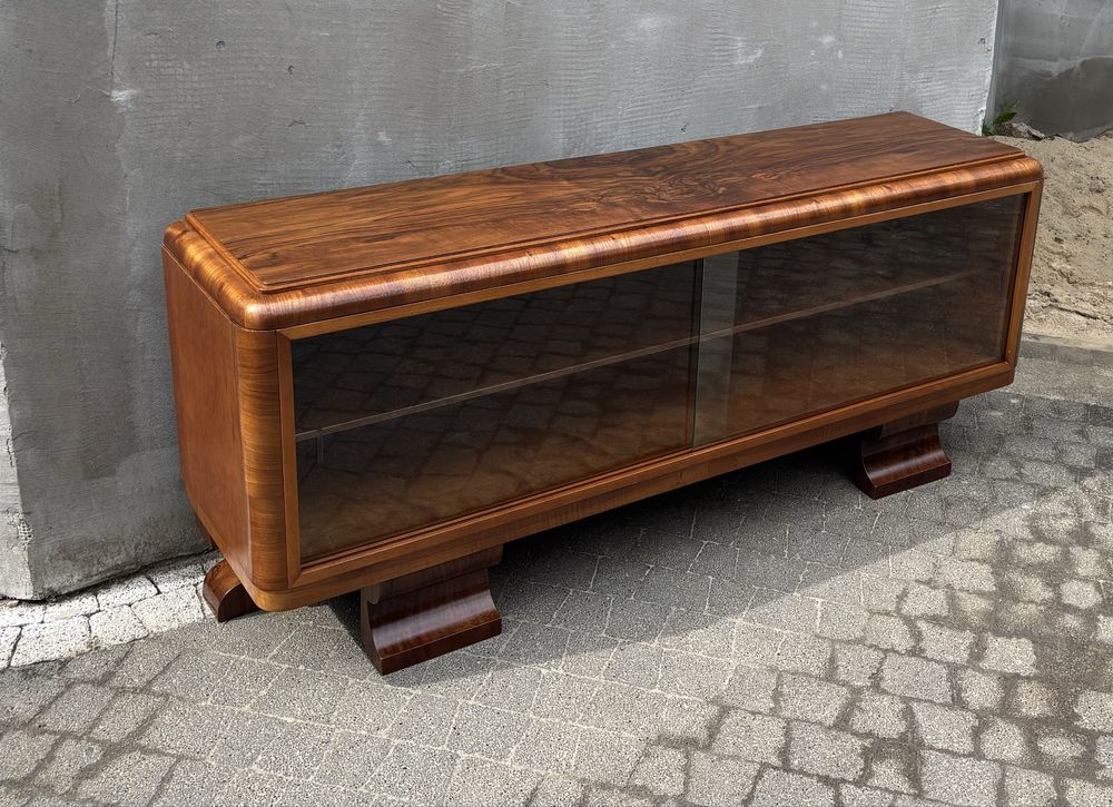 Komoda/Szafka RTV Orzech 140 Art-Deco Antyk Po Renowacji Idealna