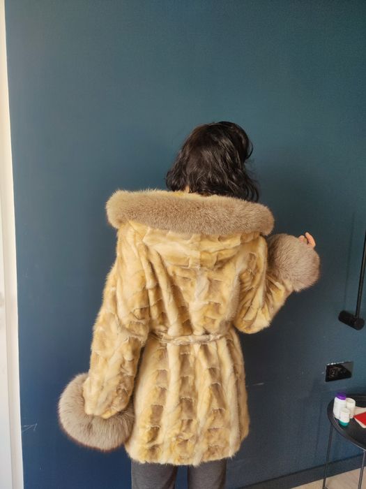 Норковый полушубок