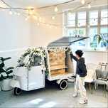 Piaggio Ape 50 prosecco van atrakcja na wesele bar do wynajecia