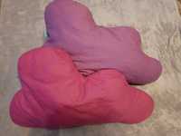 Poduszki chmurki ozdobne Mr. Fox 2szt różowa i fioletowa chmurka