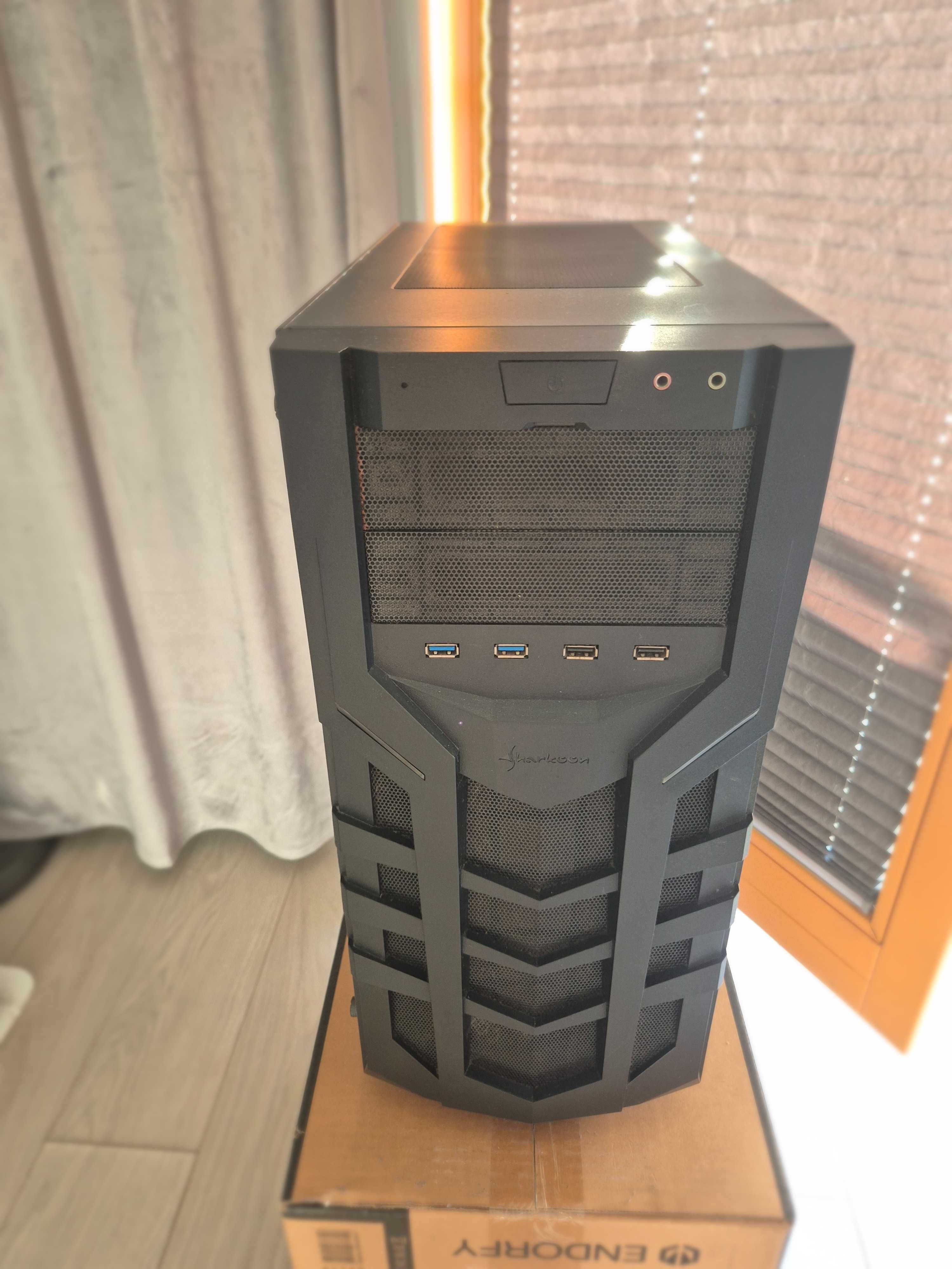 Obudowa PC Sharkoon DG7000-G Red ze szklanym oknem