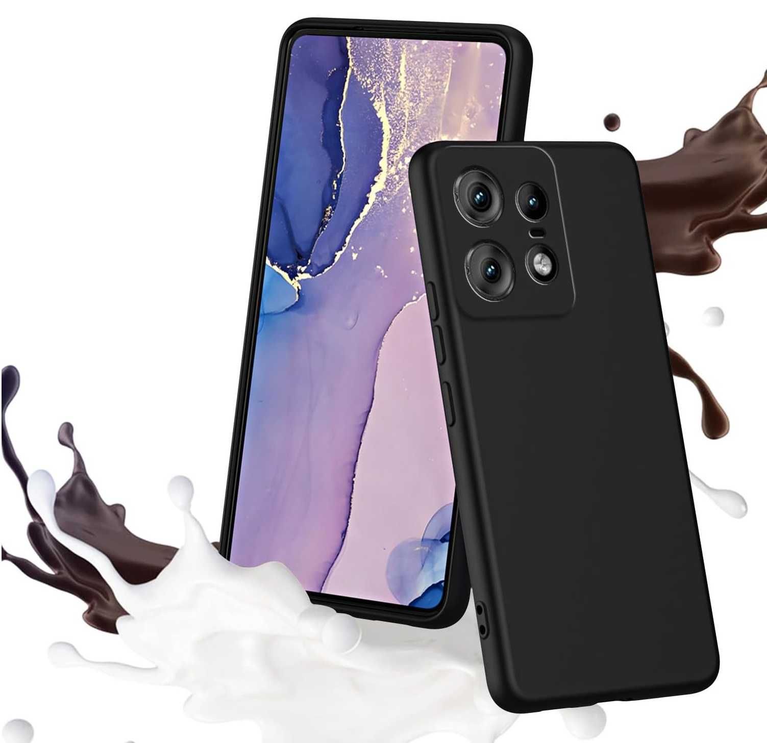 Etui Slim Matt do Motorola Edge 50 Pro + Szkło Hartowane