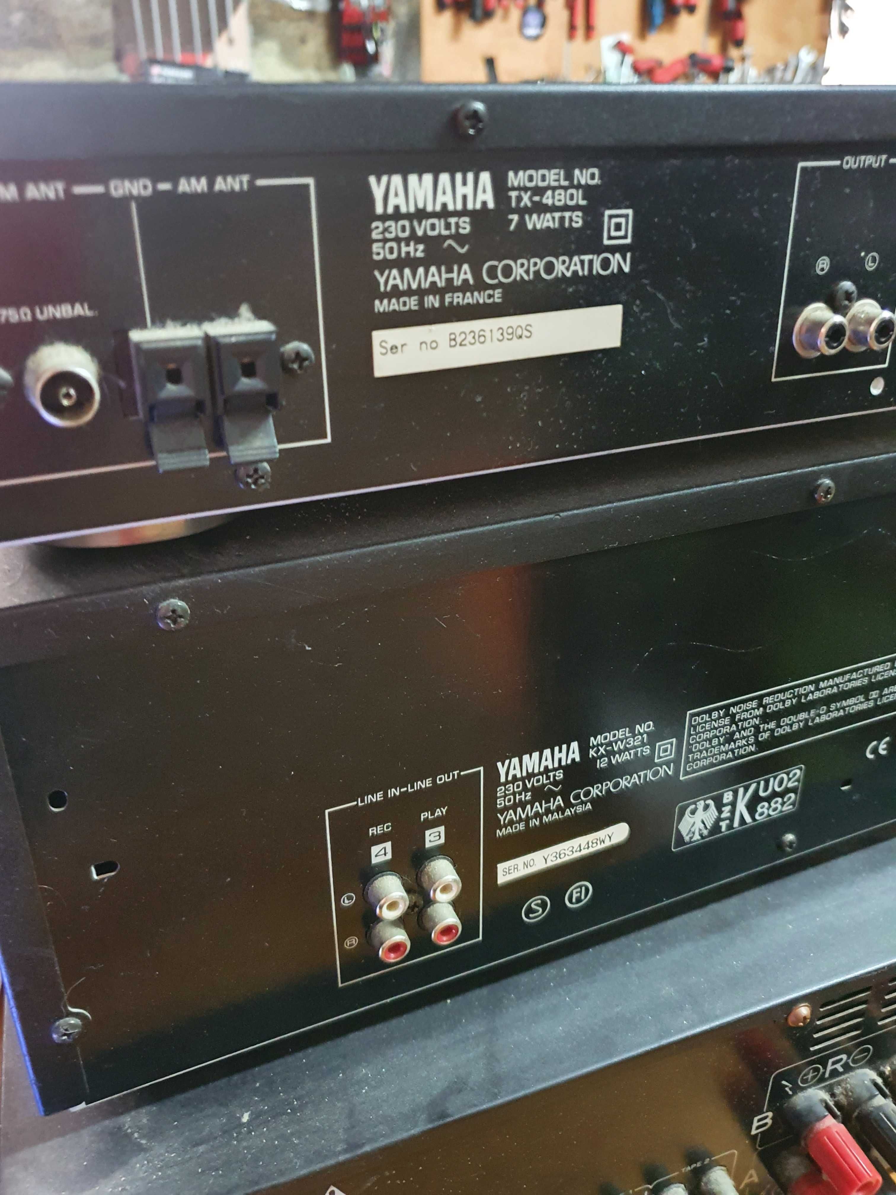 Pioneer Amplificador A 333 / YAMAHA rádio tx 480/ deck KX-W321 k7