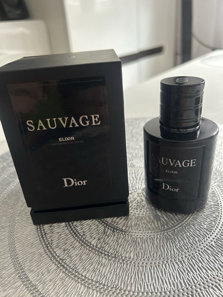 Dior Sauvage Elixir 60 ml • OTWARTY • Psiknięty 7x