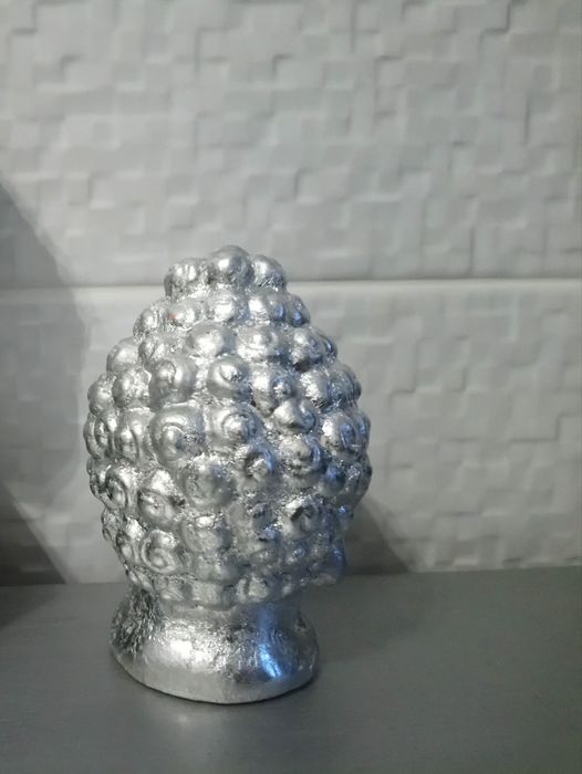 Głowa buddy srebrna budda