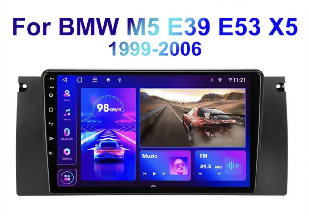 Штатная магнитола BMW E39/E53 ANDROID 10