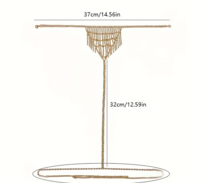 Розкішний блискучий ланцюжок для вечірок, банкетів