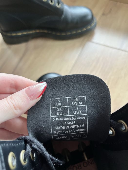 Martens Vegan 38 glany wegańskie 1460 czarne