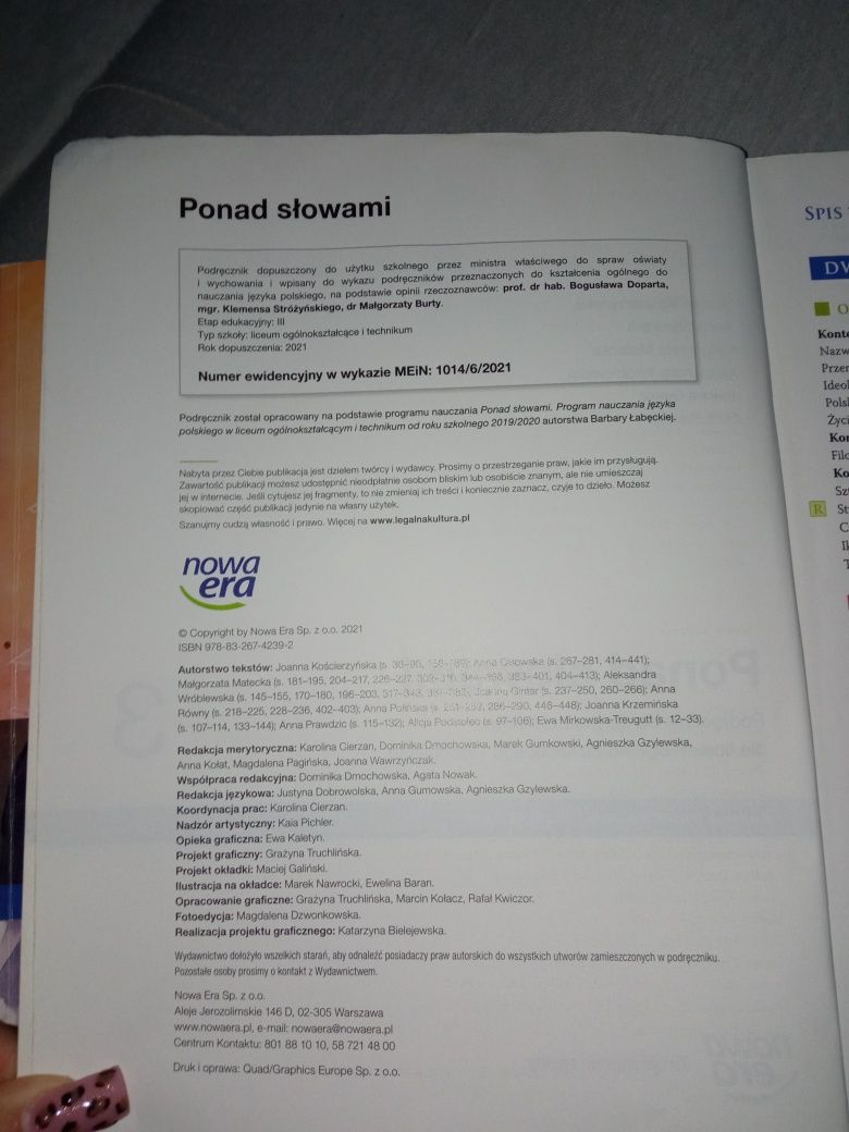 ponad slowami 3 klasa 1 czesc