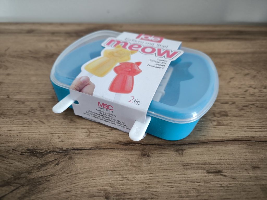 Silikonowa foremka do lodów JOIE kotek