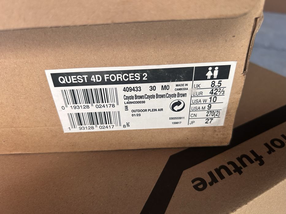 Salomon quest 4D Forces 2 42 2/3 27см