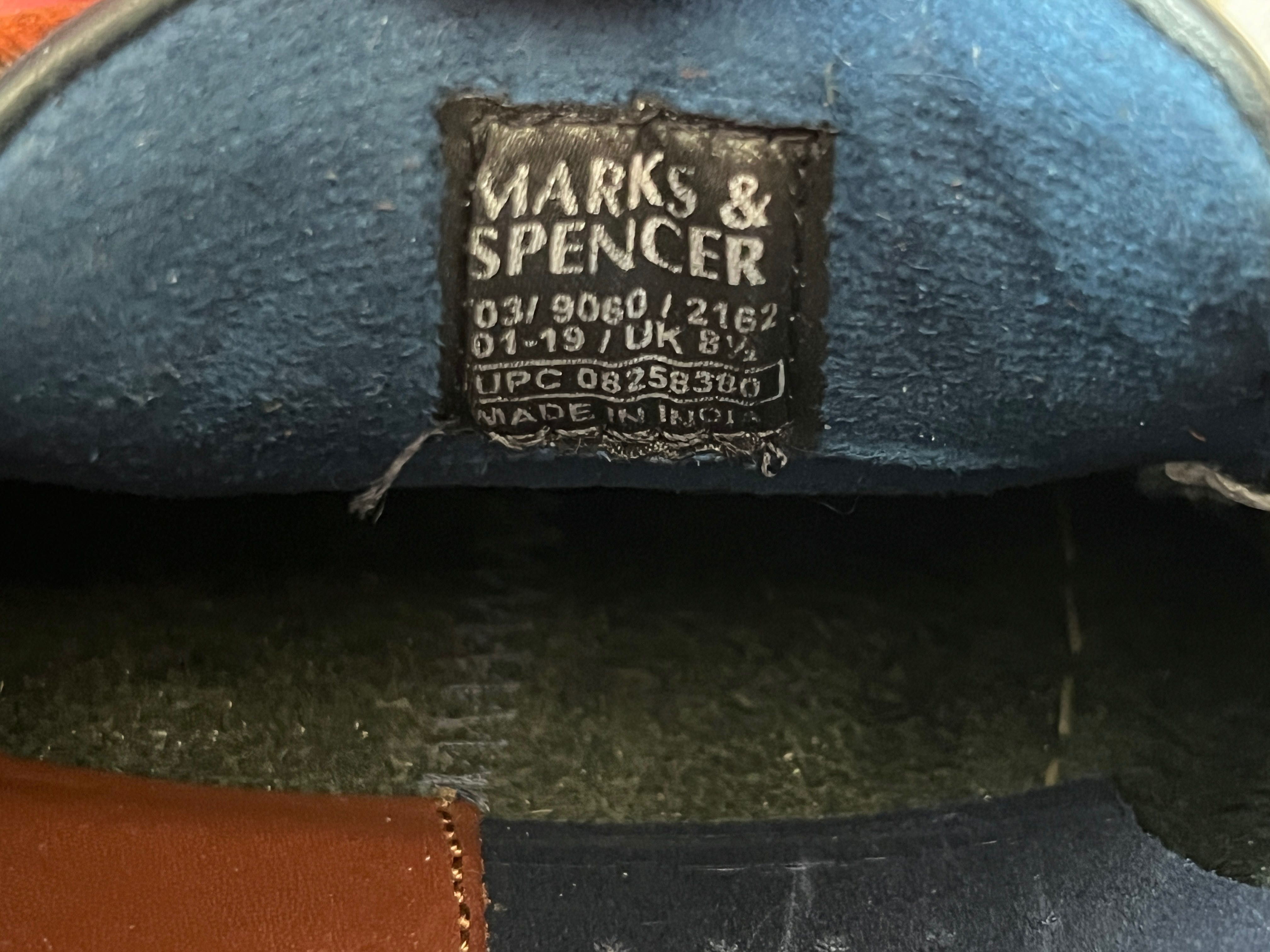 M&S Collection Marks & Spencer Męskie mokasyny / buty żeglarskie,