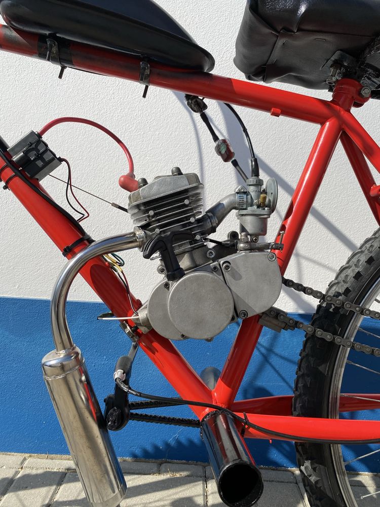 Bicicleta motorizada 100cc COMO NOVA