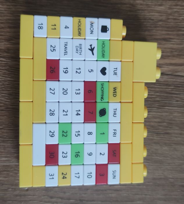 Календар-пазл(Lego)