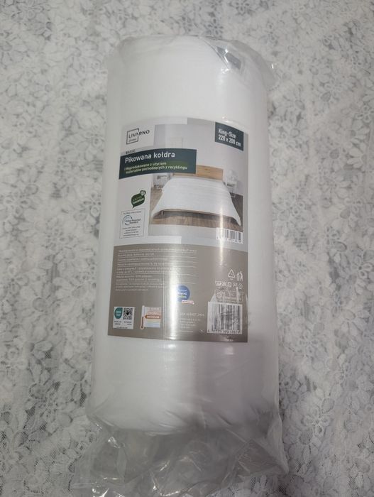 Nowa kołdra pikowana całoroczna 220x200