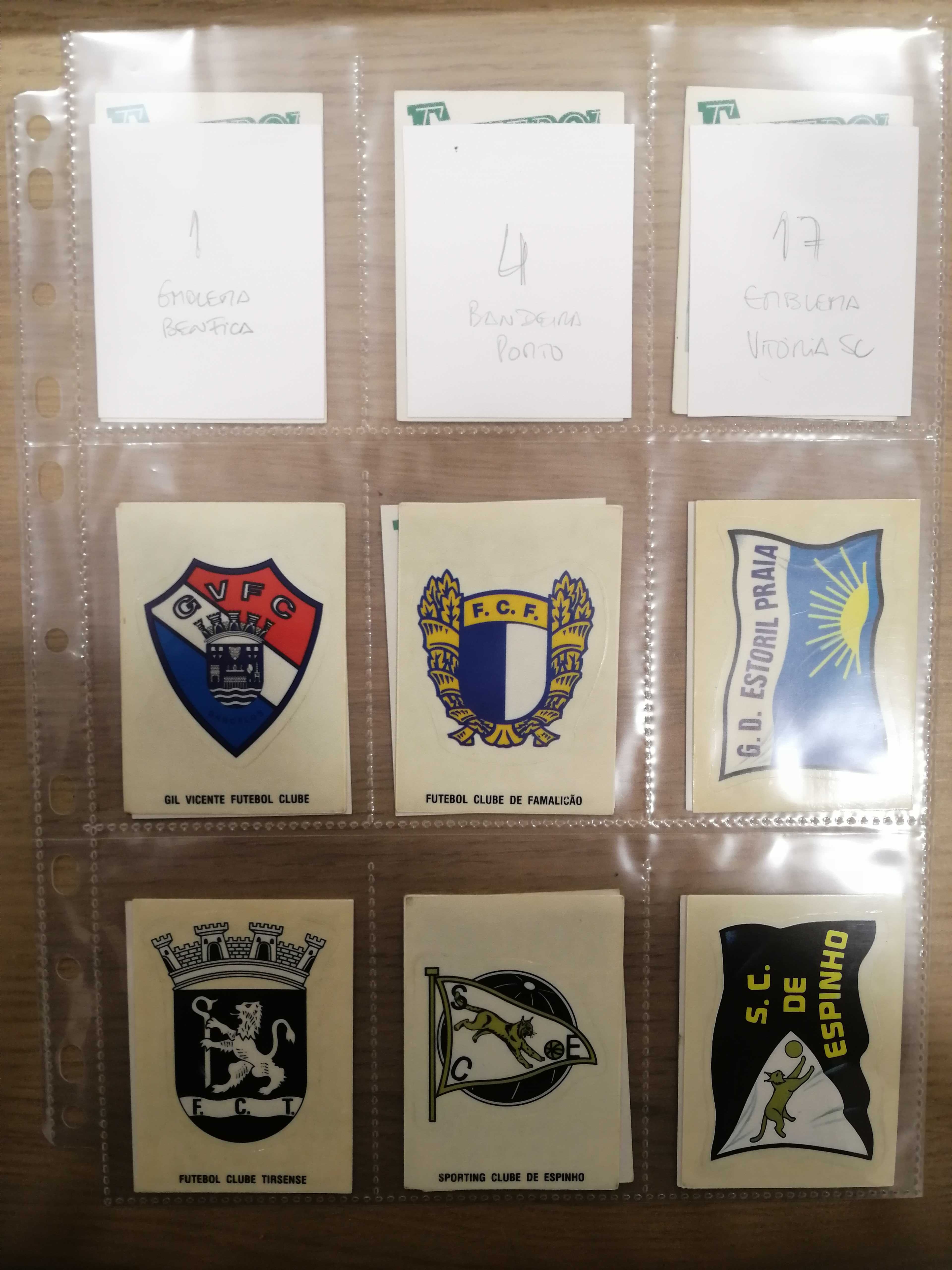 Cromos Futebol 92-93 - Panini [Lote de 60 cromos]