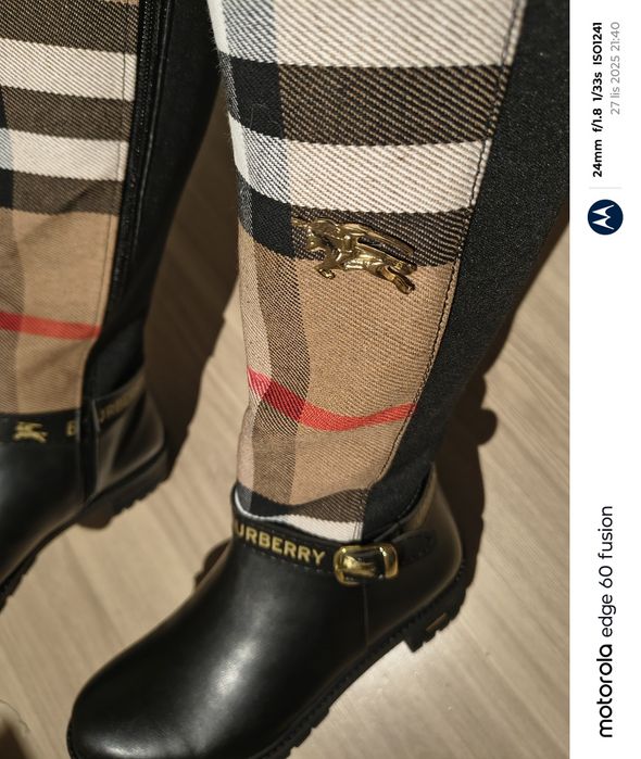 Kozaki damskie BURBERRY