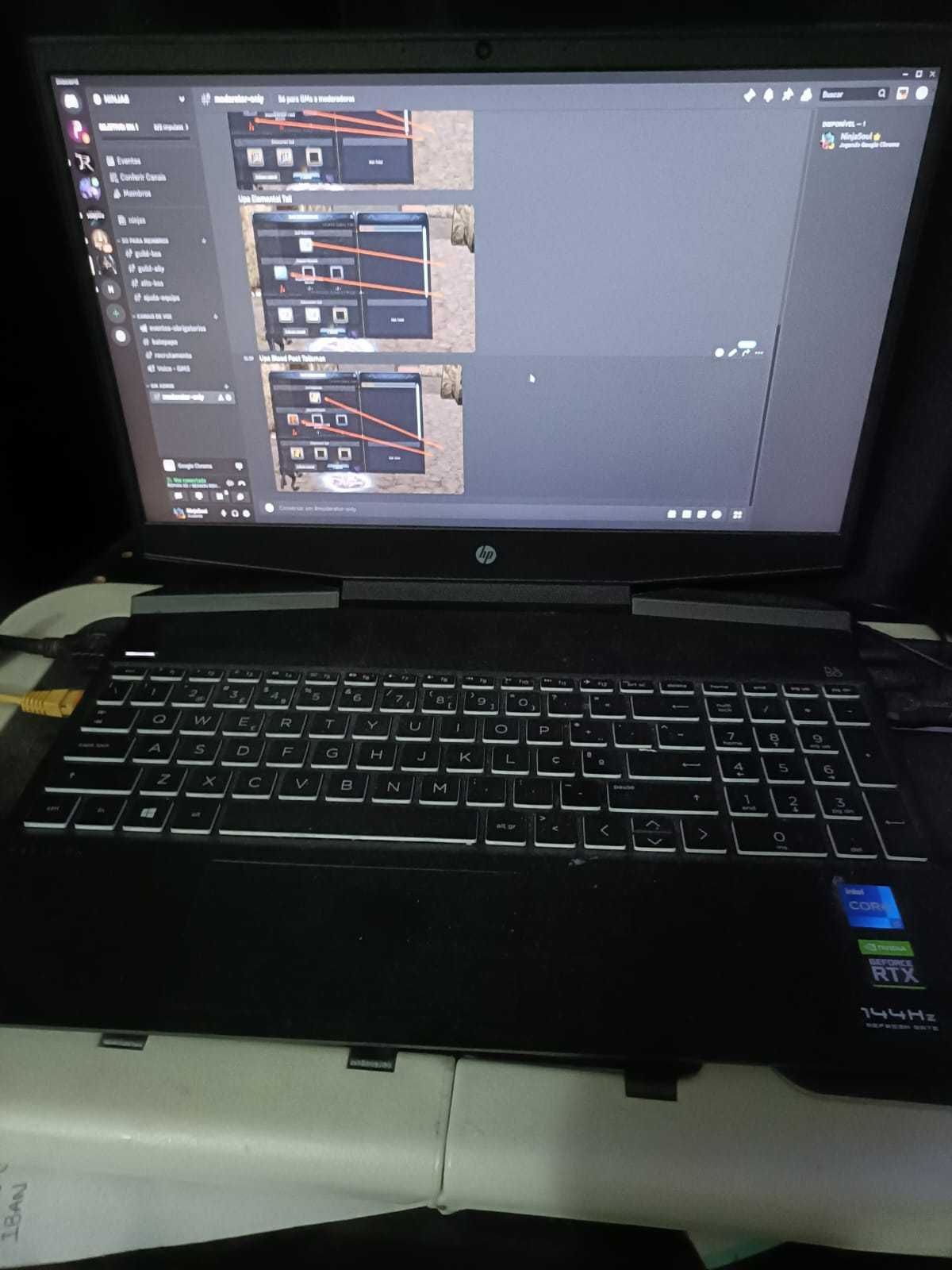 Portatil I5 HP gamer como novo
