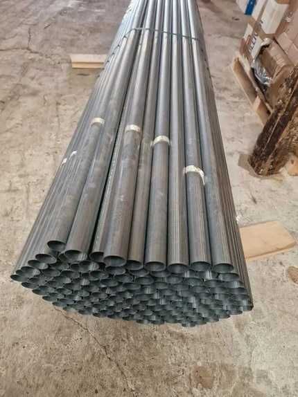Słupki ogrodzeniowe rurki metalowe OCYNK fi 40mm dł 2.3m + zaślepka