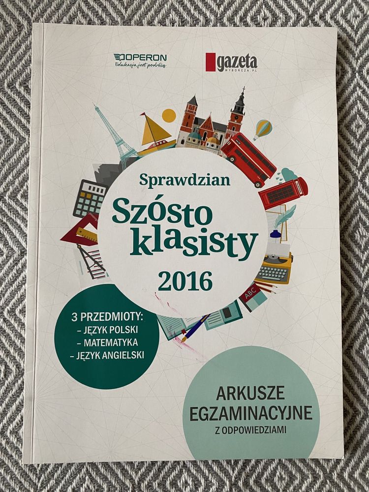 Arkusz egzaminacyjny sprawdzian szóstoklasisty 2016 nowy