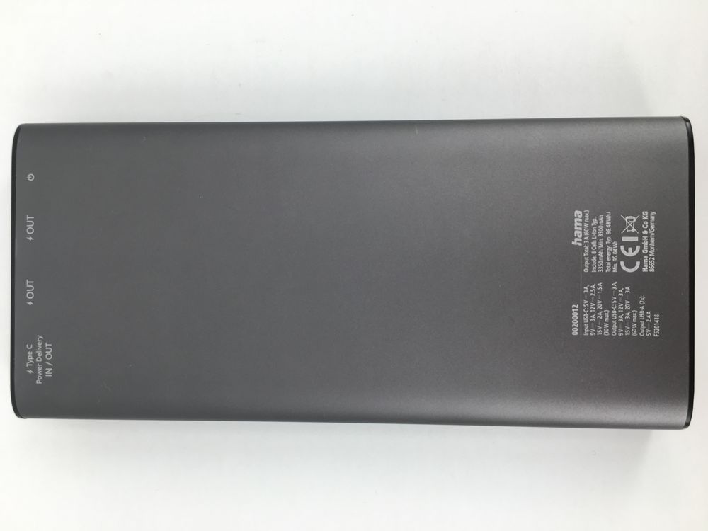 Повербанк Powerbank Hama USB-C, 26800 mAh, PD 5-20V / 60W оригинал