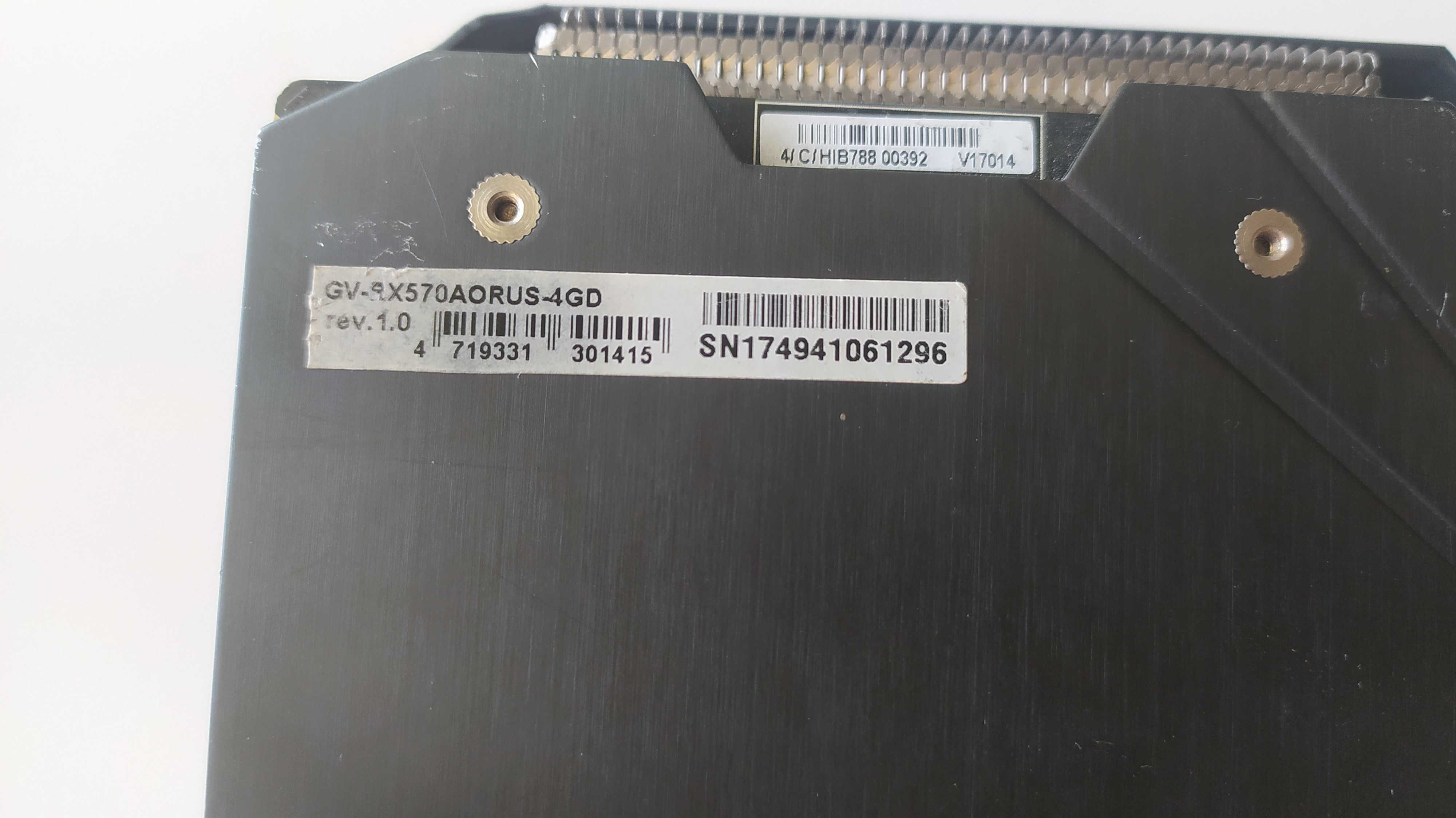 Відеокарта Aorus RX 570 4 GB