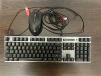 Клавіатура дротова ігрова Bloody B760 (Grey)