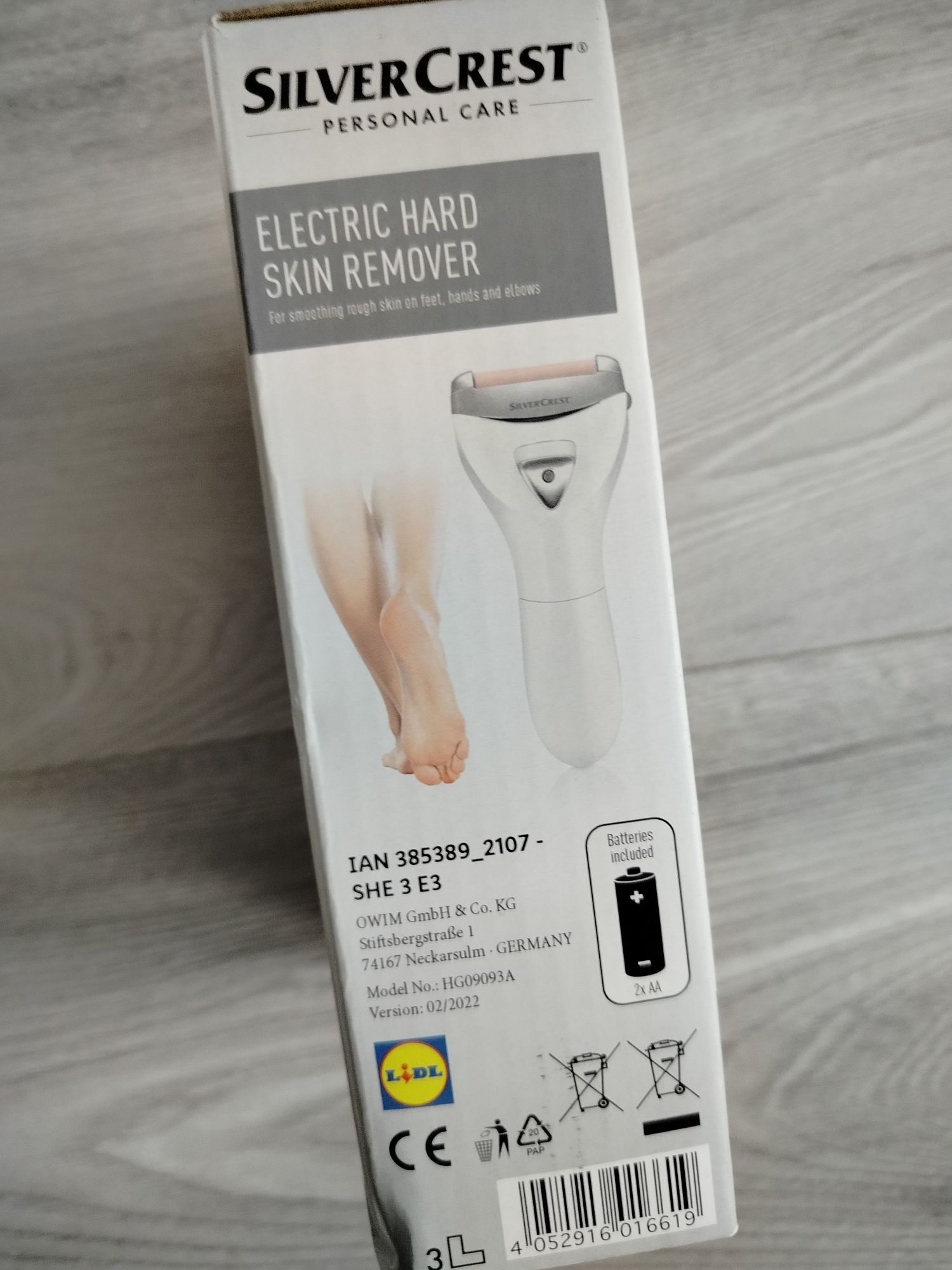 Elektryczna maszynka do usuwania zrogowaciałego naskórka