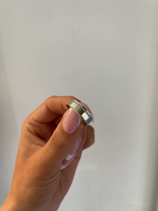 Obrączka z diamentami naturalnymi 0.16 CT