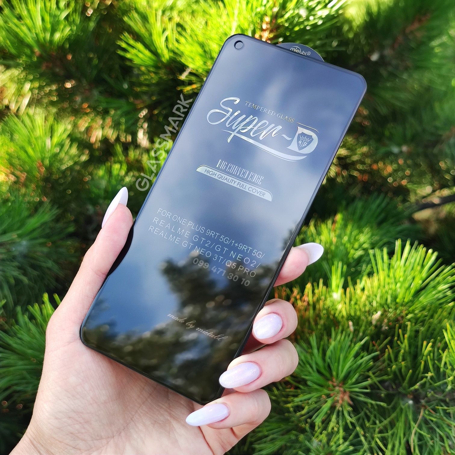 Захисне скло One Plus 9RT защитное стекло супер д Realme GT2