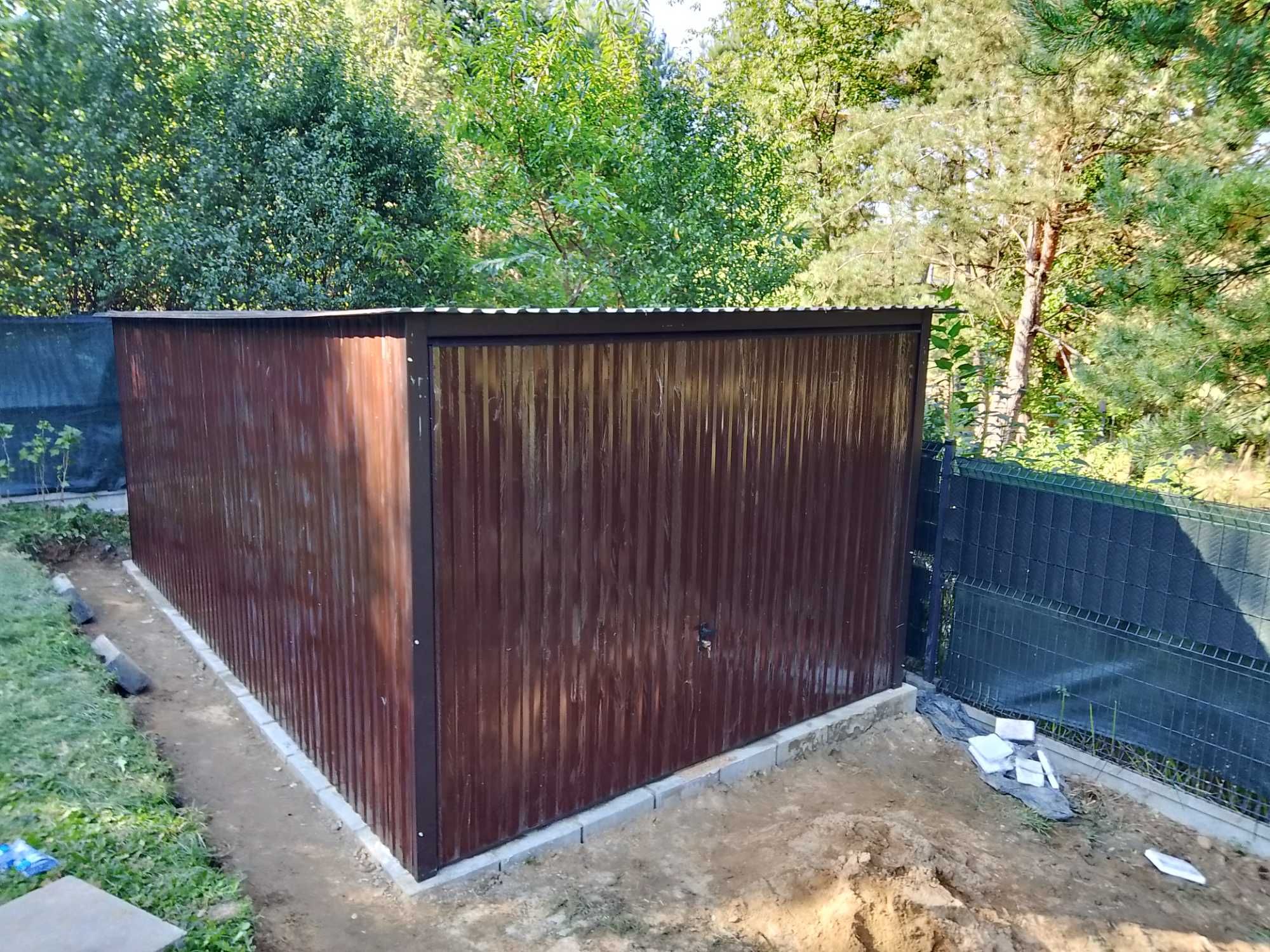 Garaż blaszany 3x5 Kolor