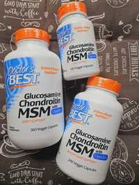Doctors Best Глюкозамин хондроитин Opti MSM для суставов 120 240 360