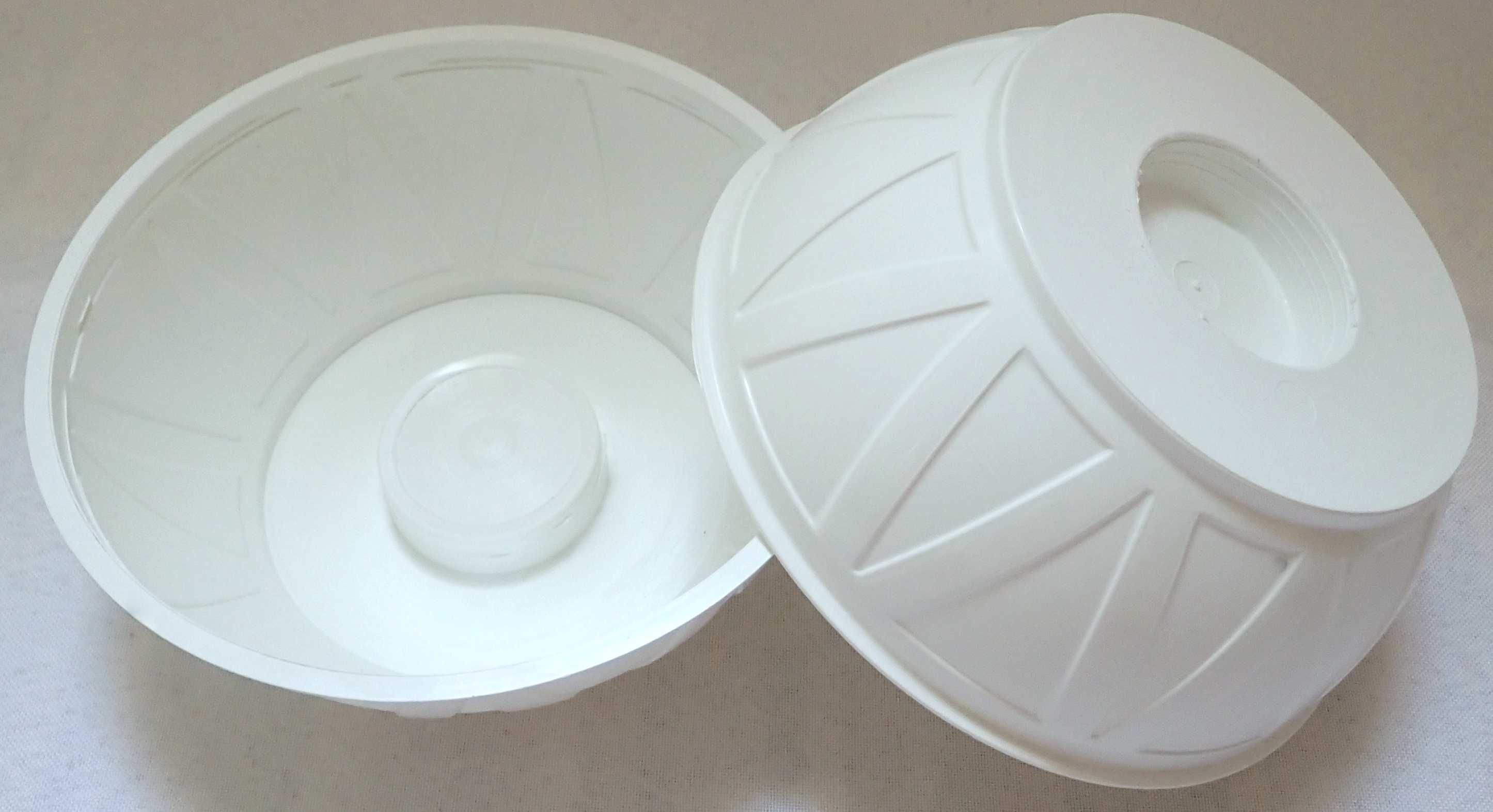 Miski 18 cm ZŁOTE, białe na stroiki do kompozycji M18KR