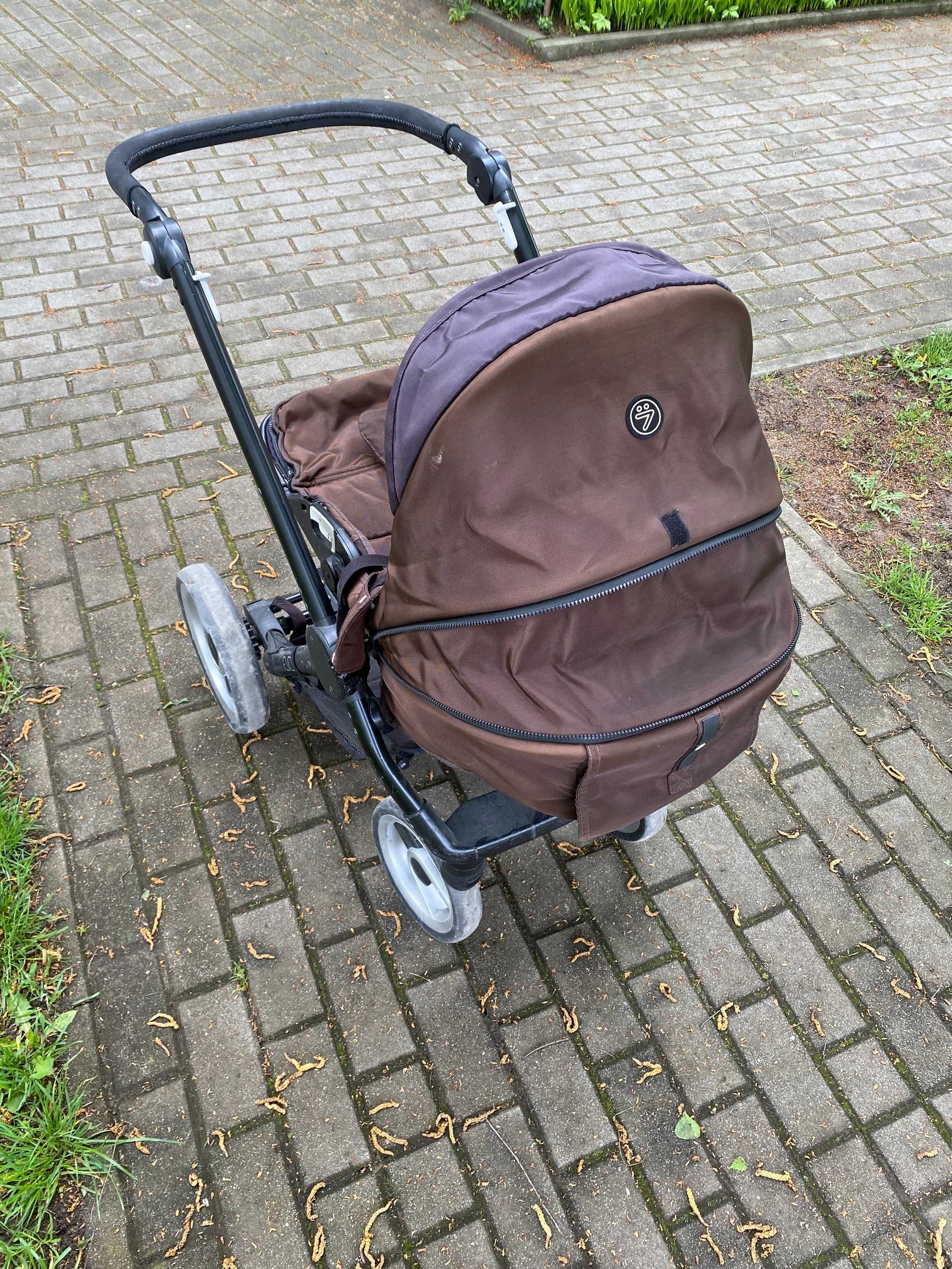 Wózek dziecięcy 3w1 Maxi Cosi + nosidełko z bogatym wyposażeniem