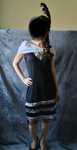 Przebranie w stylu lat 20 Wielki Gatsby Charleston Retro Flapperka