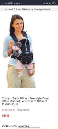 Рюкзак кенгуру Tomy эрго-рюкзак 0-12 месяцев (3,5-9,5 кг) ерго-рюкзак