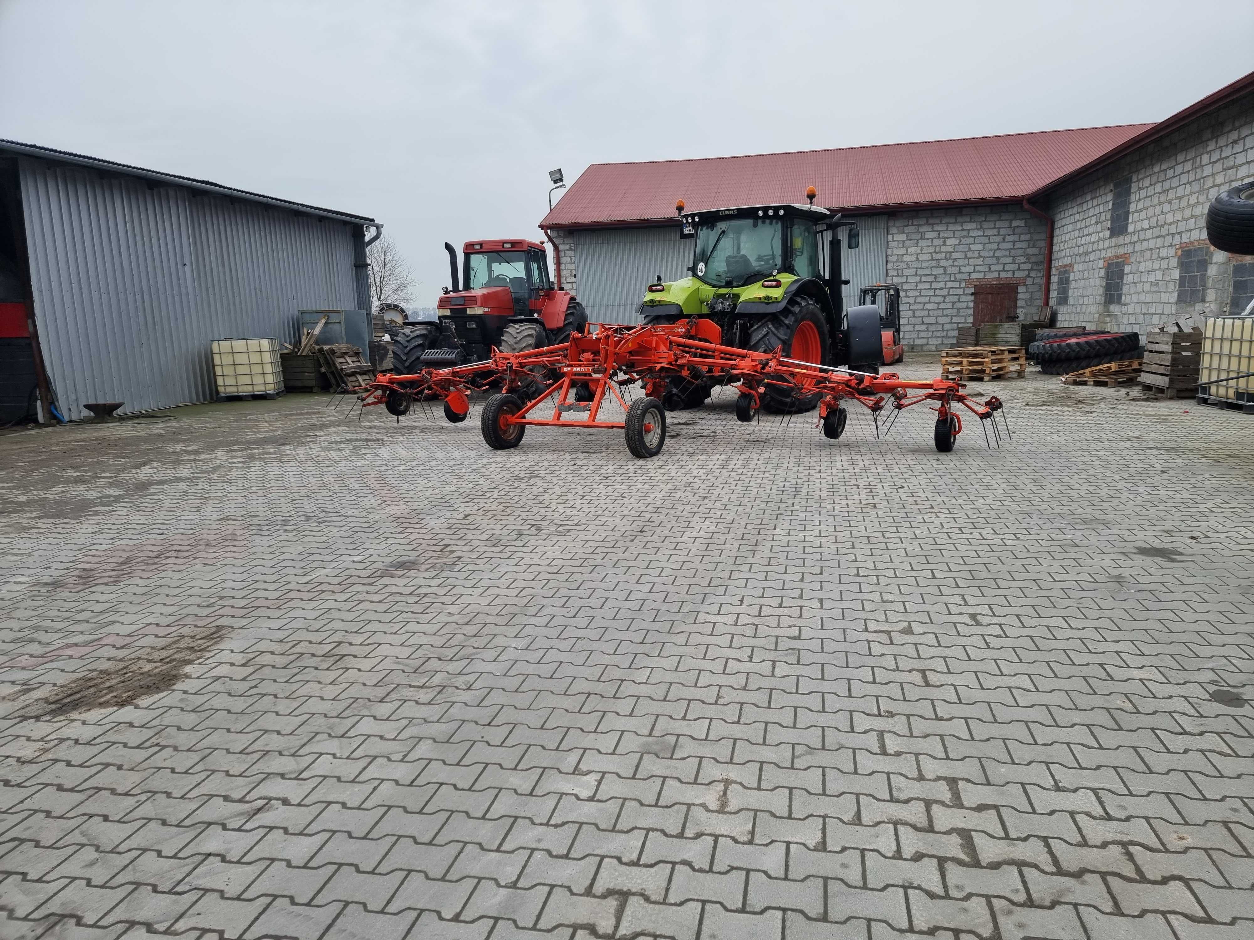 Przewracarka przetrząsarka przegrabiarka Kuhn GF 8501 T jak claas