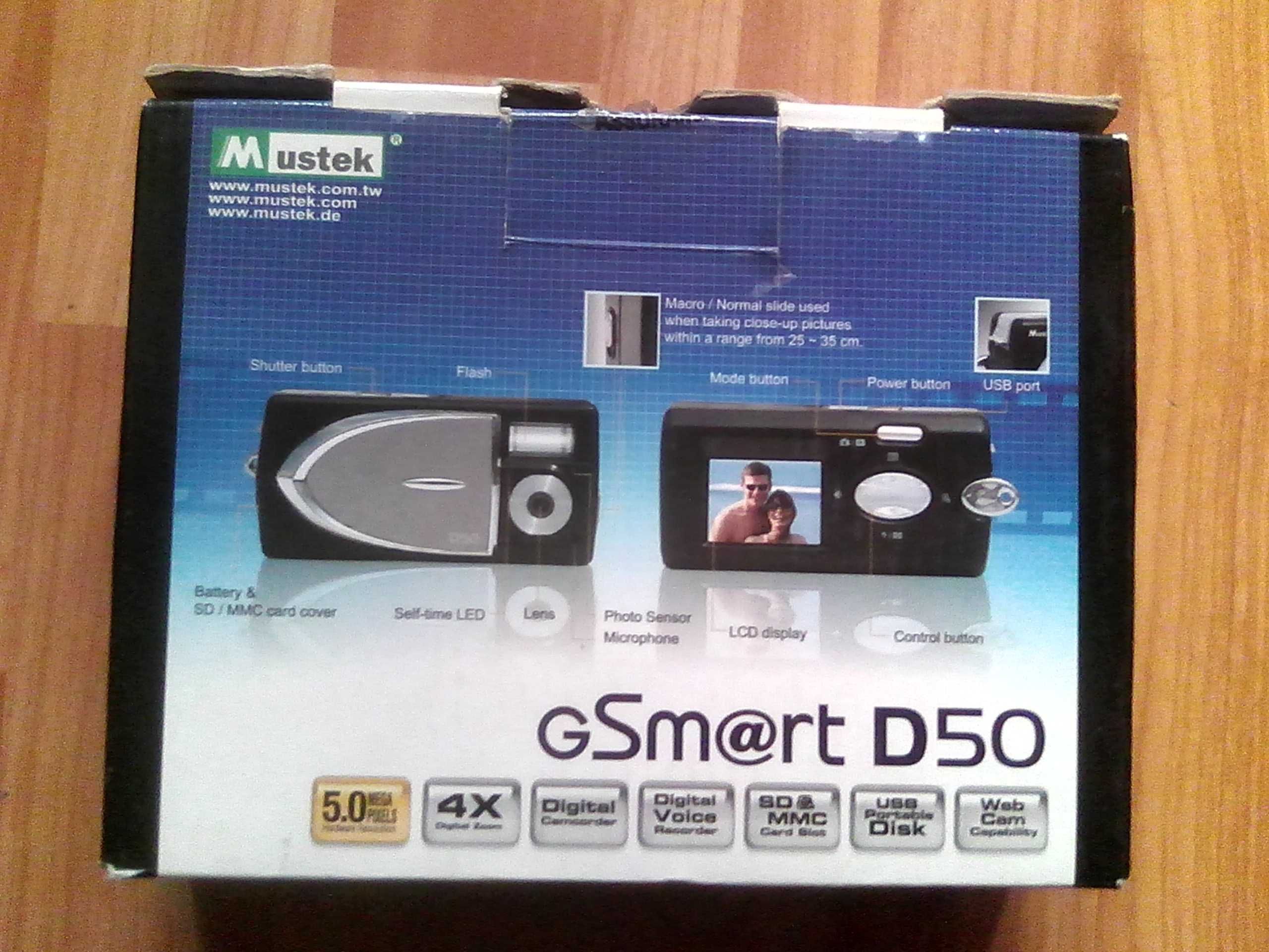 Câmara Digital Mustek GSmart D50