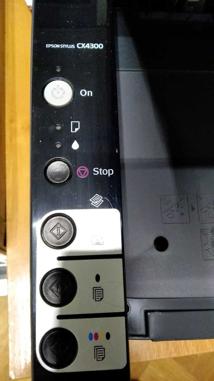 Принтер струйный Epson CX4300 без картриджей под восстановление