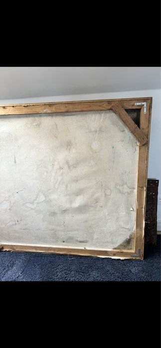 Stary duży obraz  olejny -  125cm x 105cm OKAZJA !