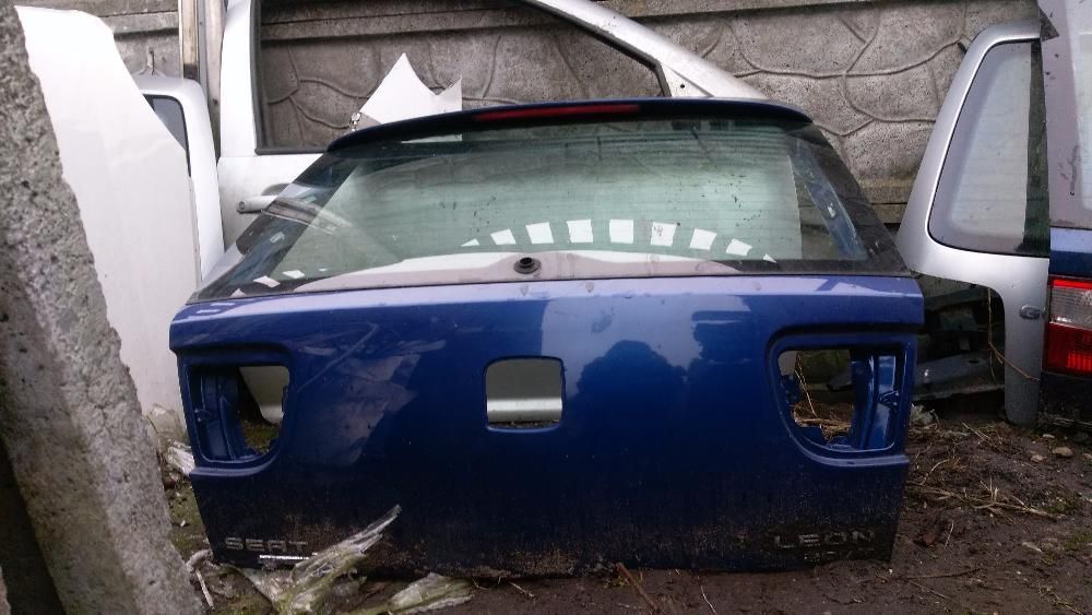 Klapa tył Bagażnika maska Seat Leon I toledo części niebieski LS5N 1.8