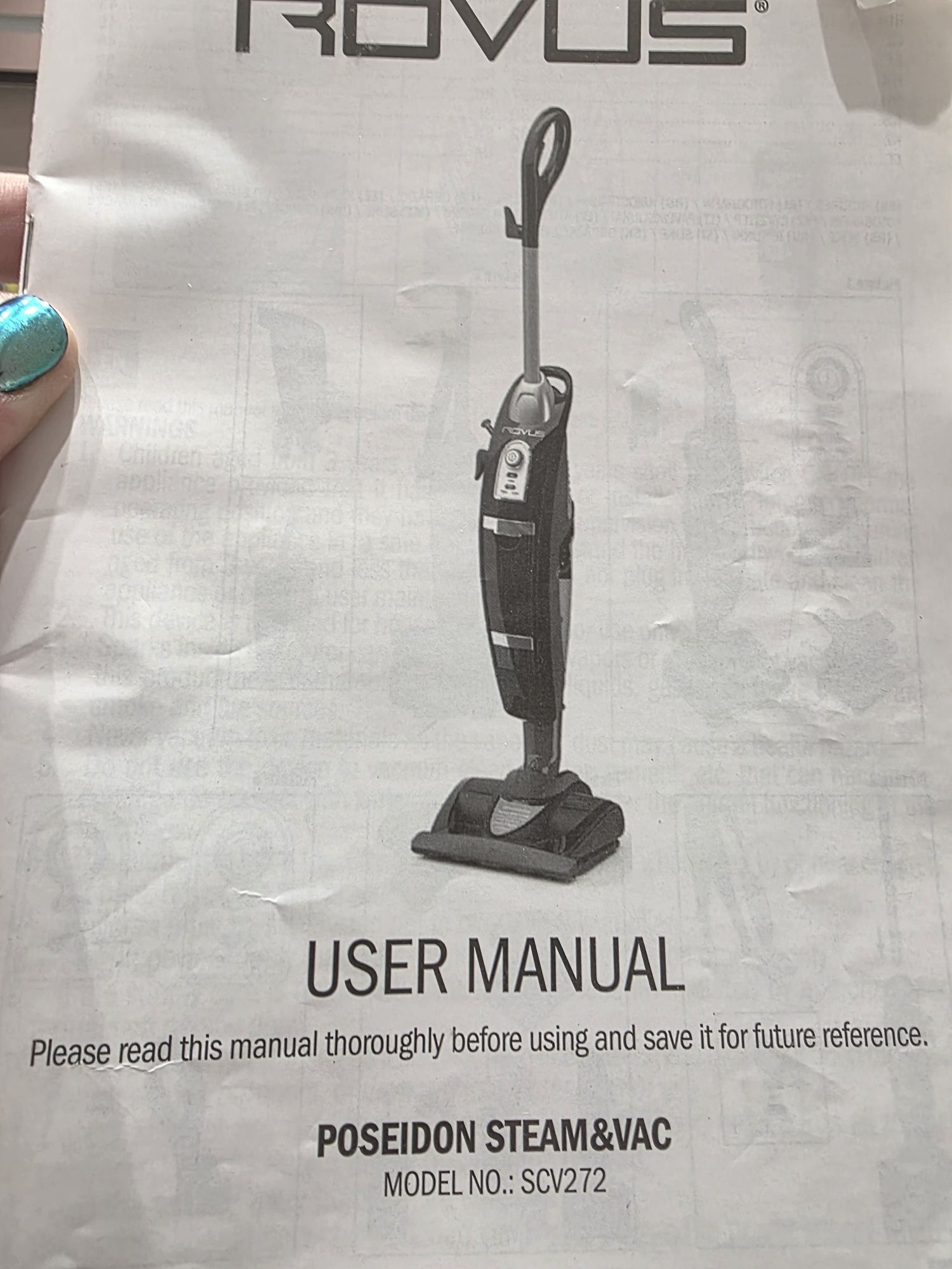 Пароочисник-пилосос ROVUS Steam Mop & Vacuum Cleaner 3-в-1 — ідеальний