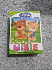 Nowe puzzle małego bystrzaka Misie,16 elementów, firmy Bajka