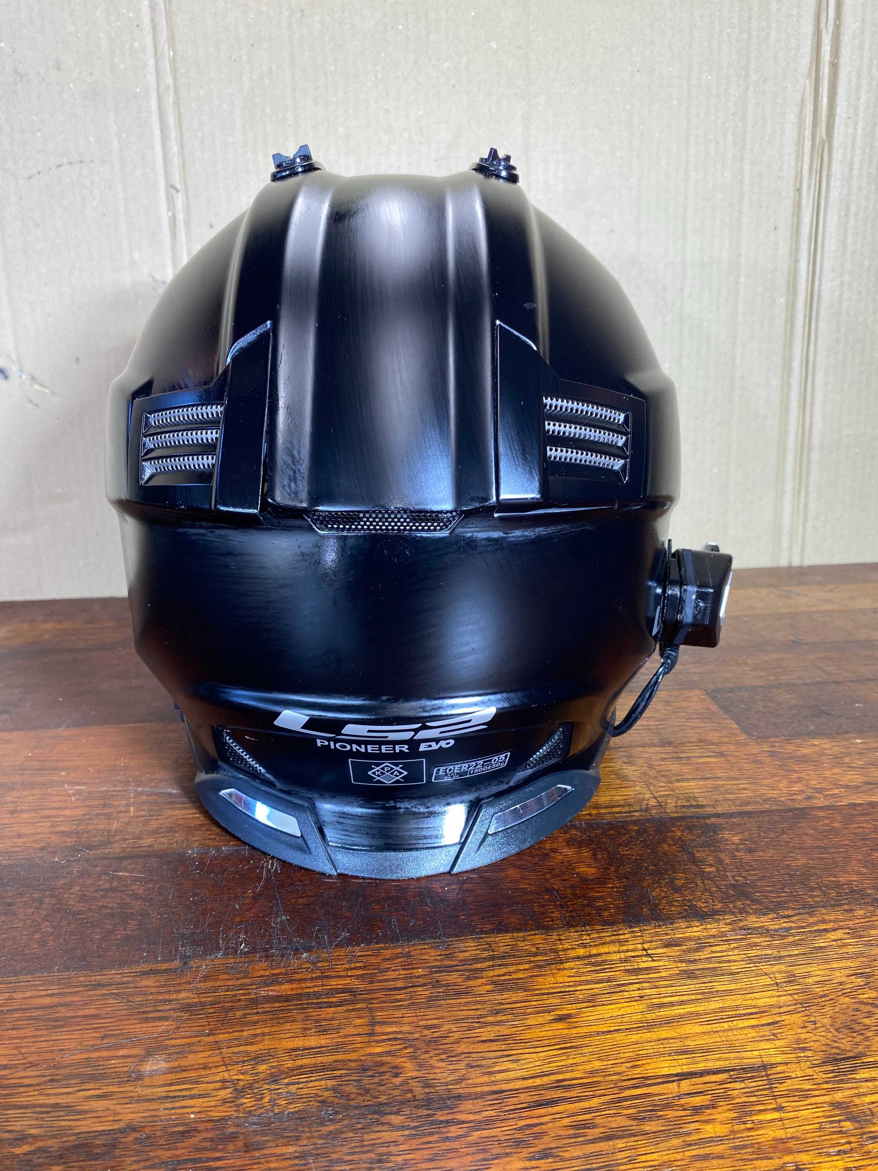 Kask LS2 Pionier rozmiar xxl 63-64 z intercomem FreedCon T-Max