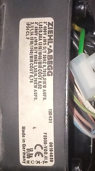 Вентилятор осевой Ziehl-abegg FE 050